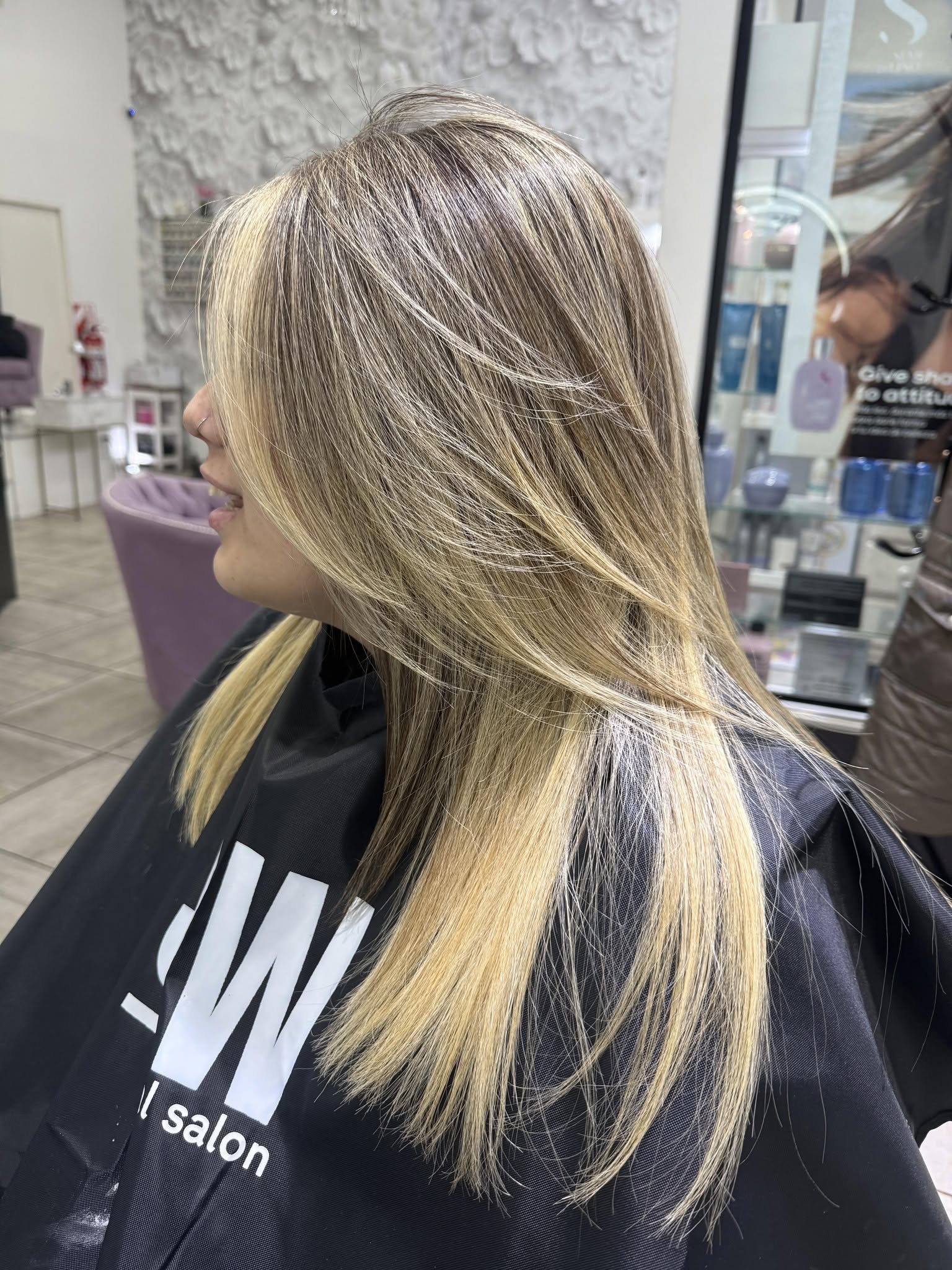 Balayage realizado en Renata Hair Studio